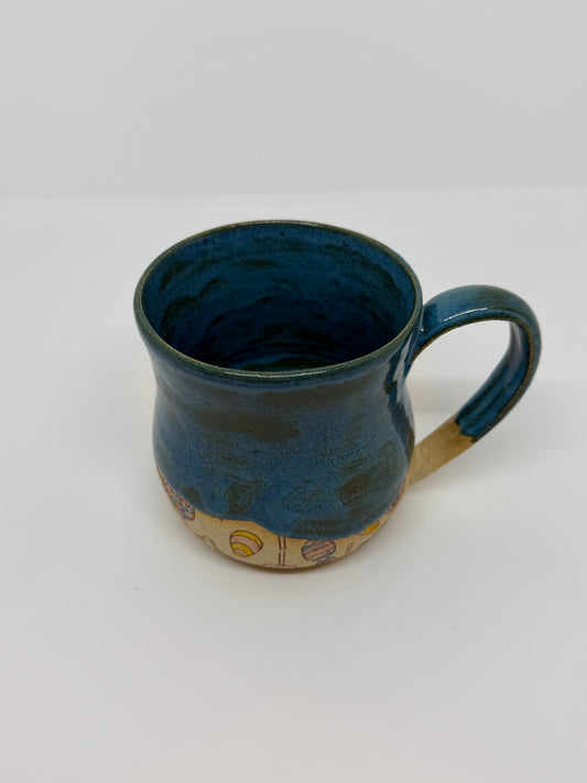 Teal Candy Mug