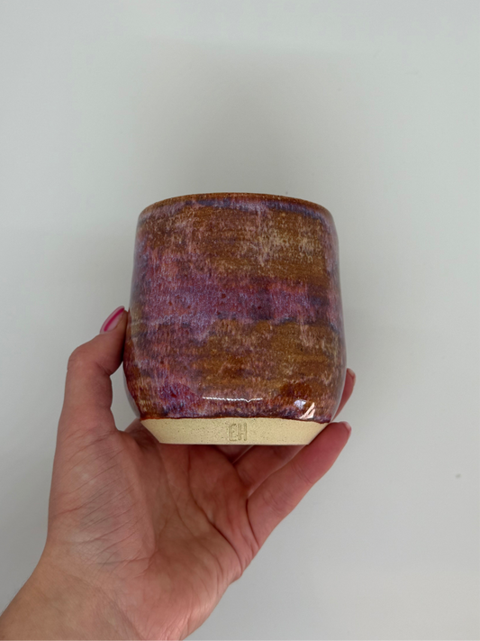Dark Pink Heart Cup