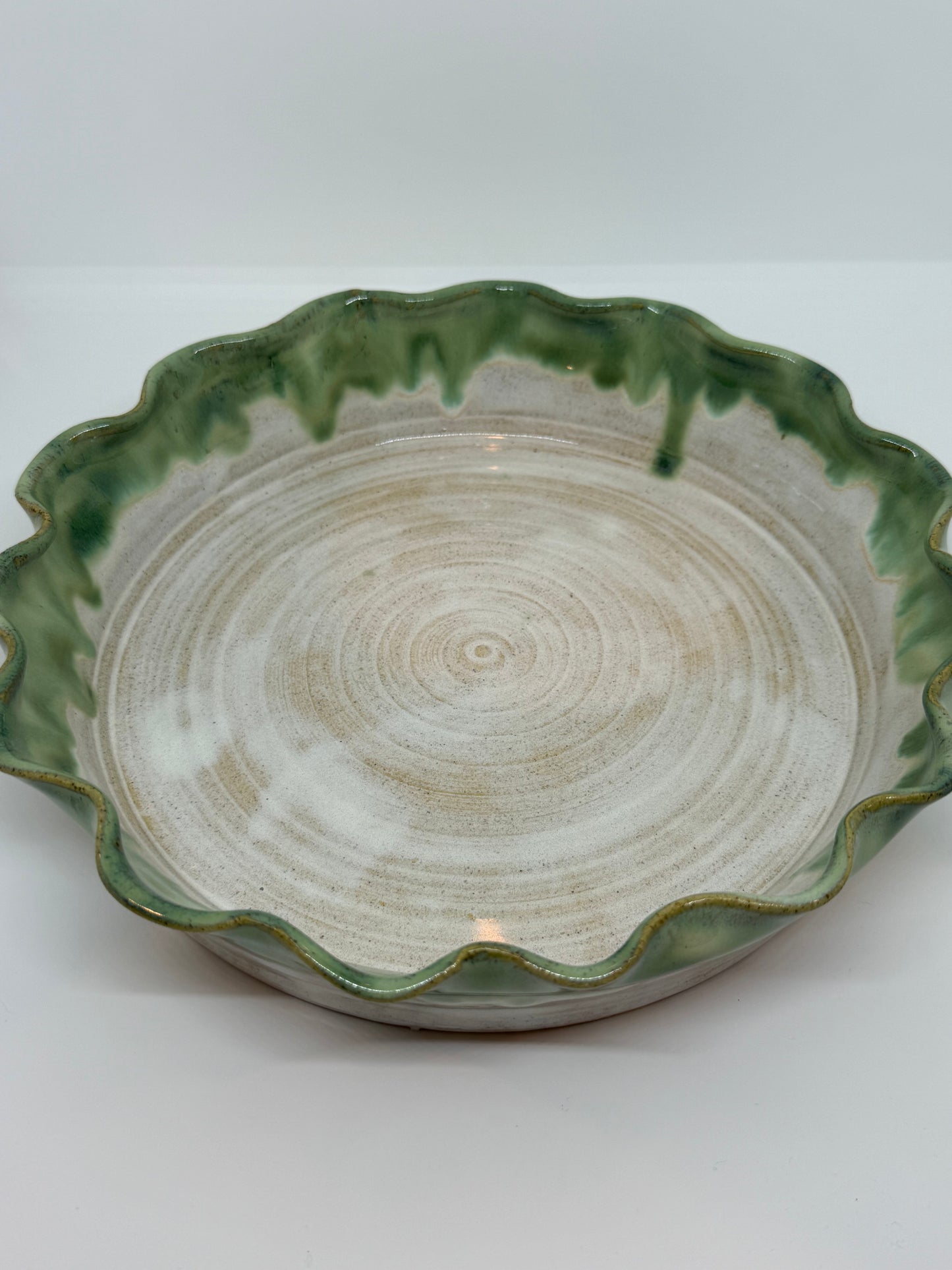 Large Drip Pie Dish