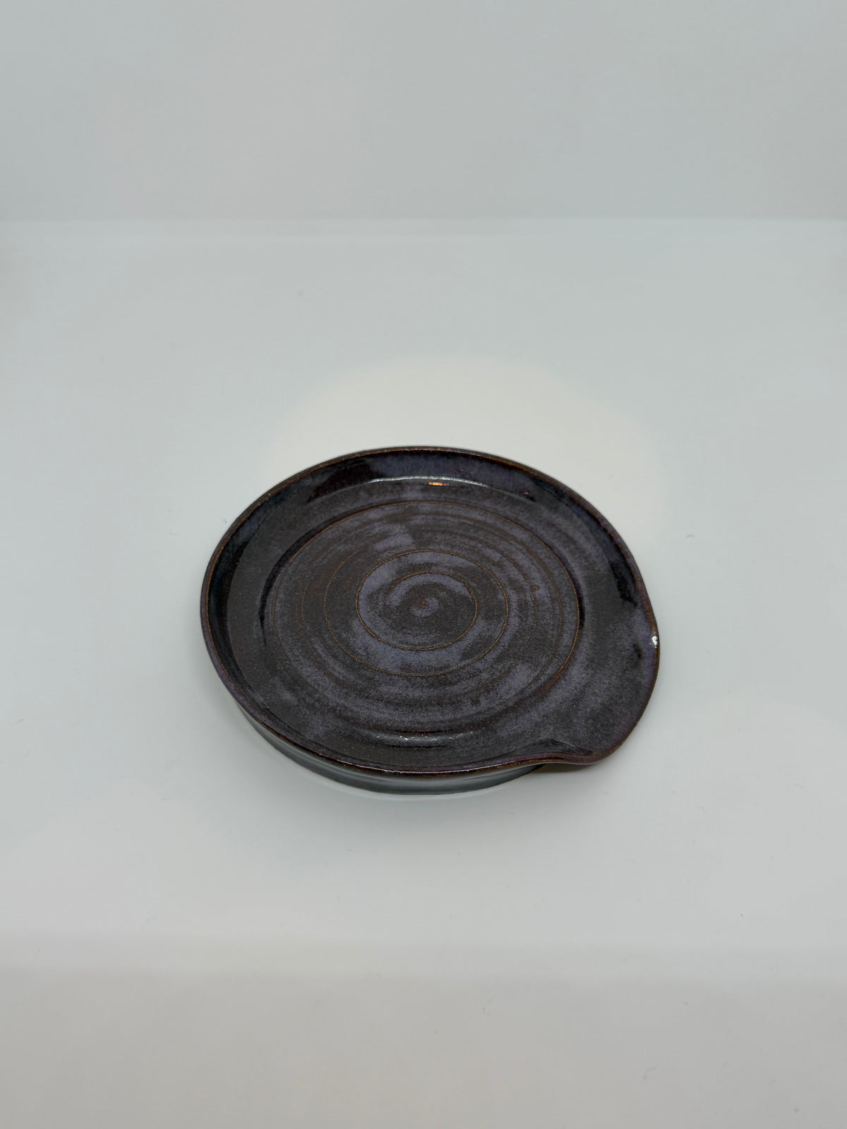 Rustic Purple Spoon Rest
