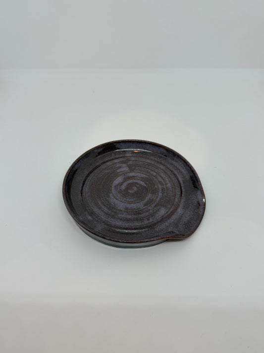 Rustic Purple Spoon Rest