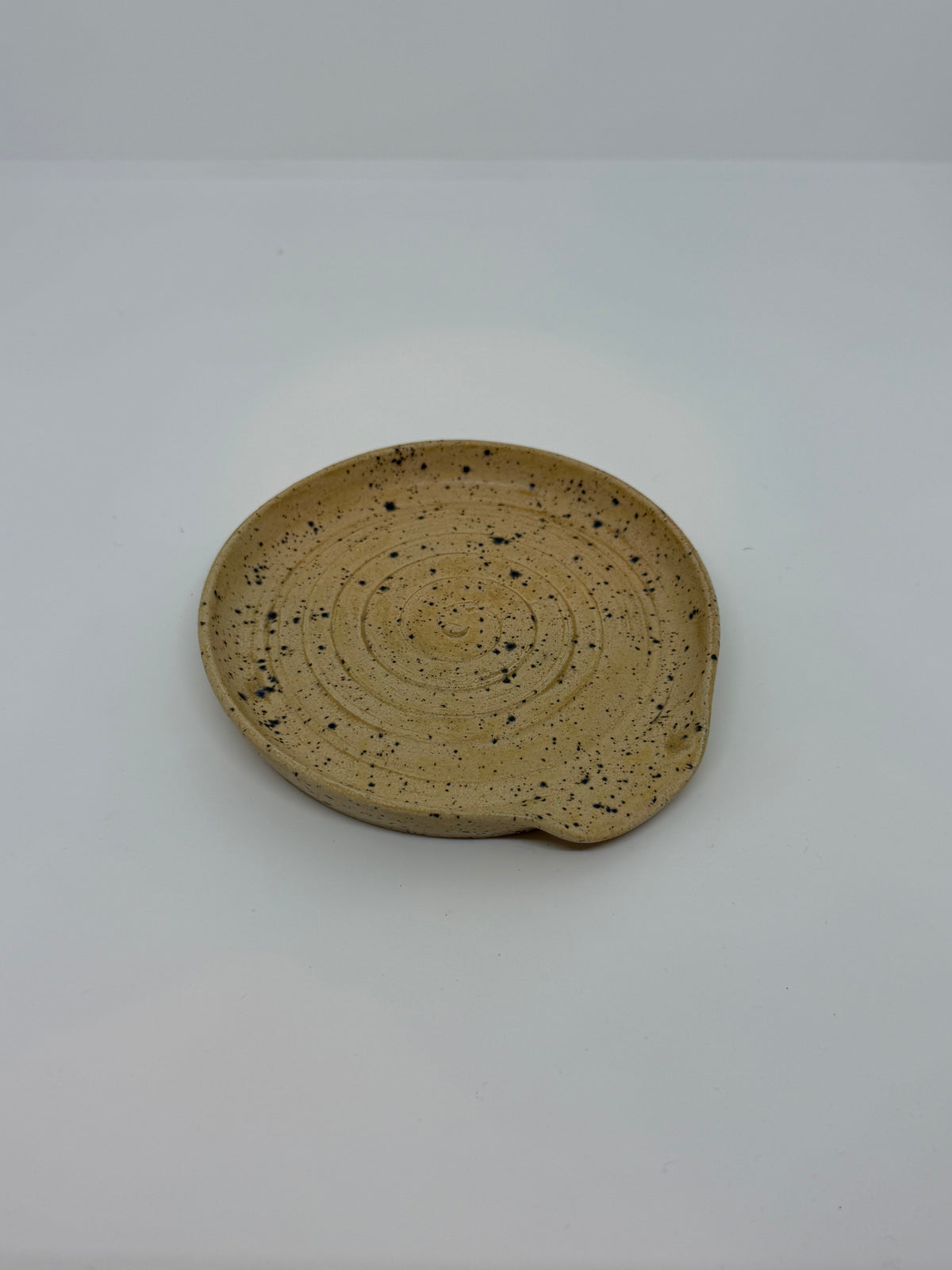 Brown Speckled Spoon Rest