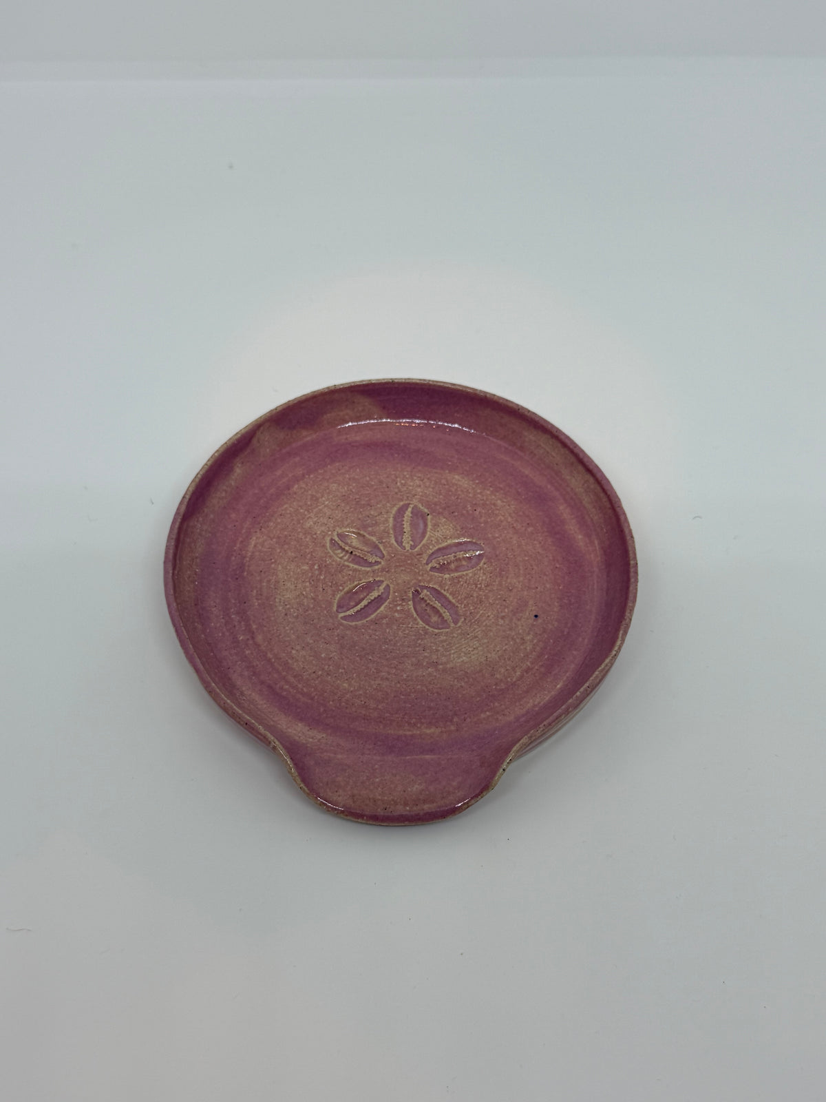 Pink Cowrie Spoon Rest