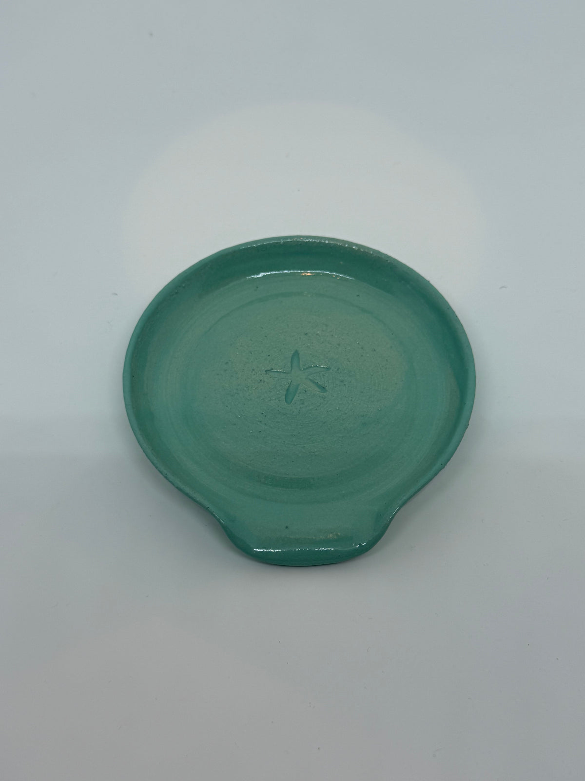 Teal Starfish Spoon Rest