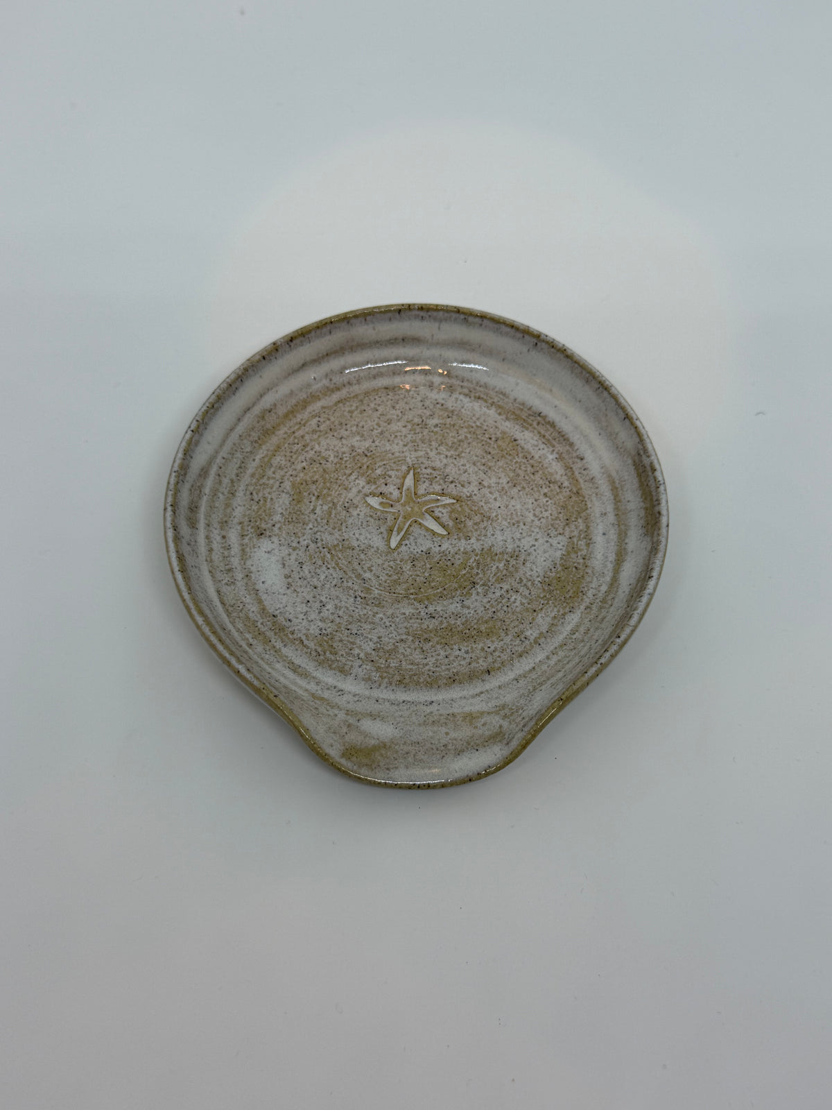 White Starfish Spoon Rest