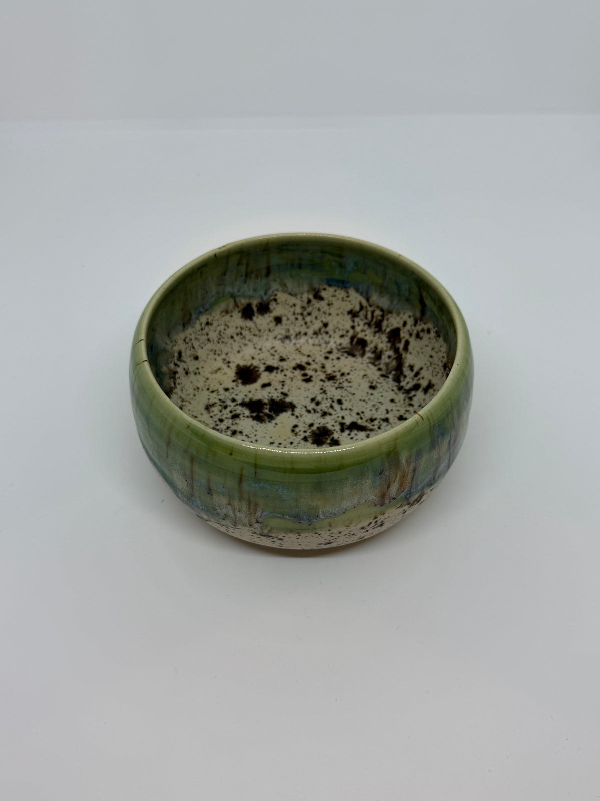 Green Speckled Bowl