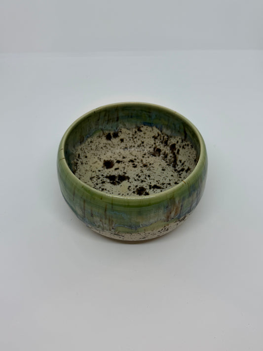 Green Speckled Bowl