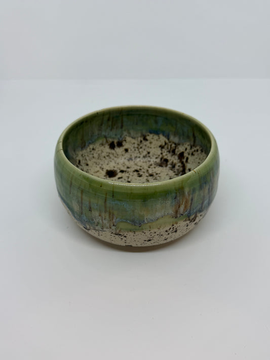 Green Speckled Bowl