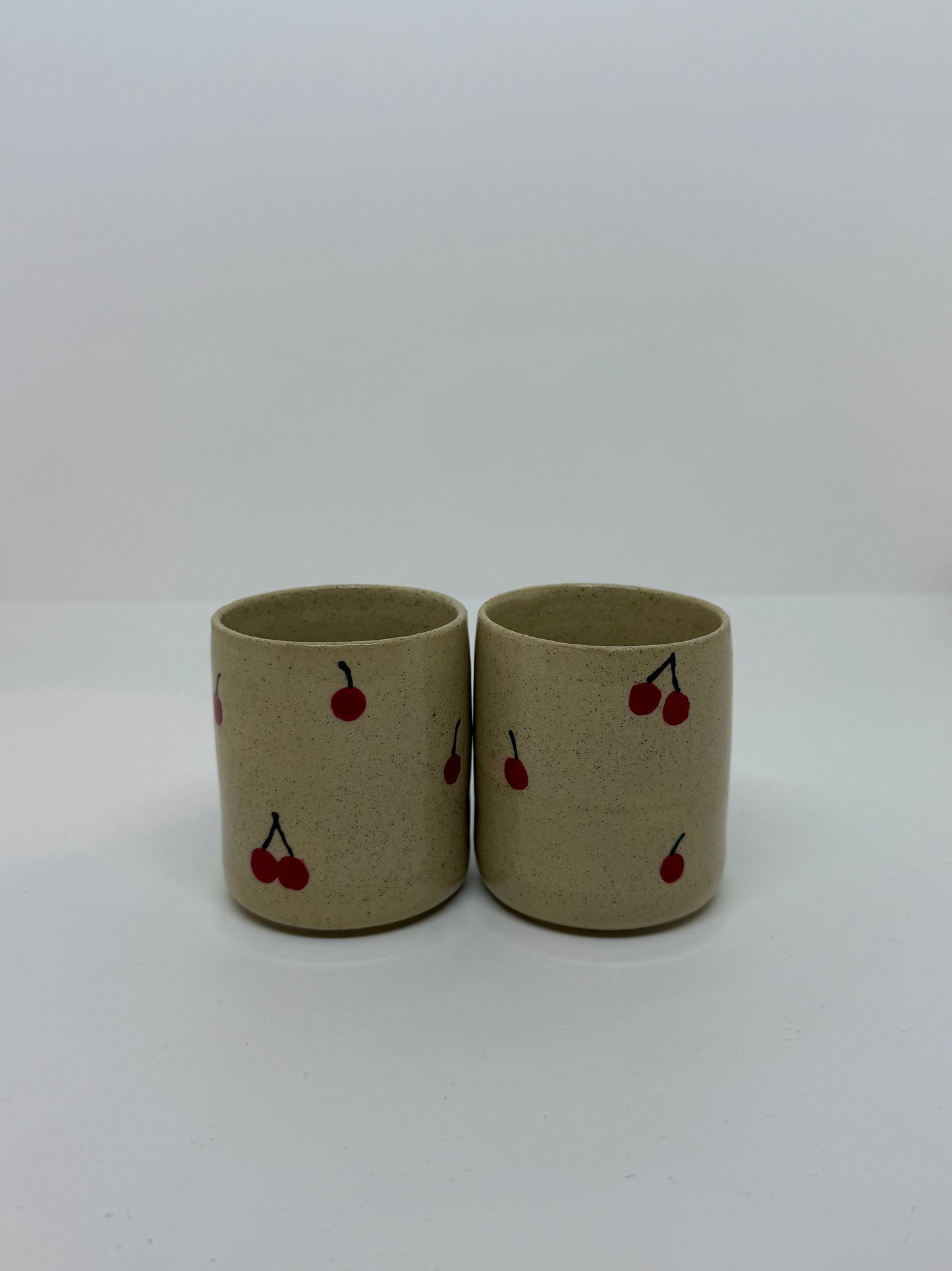Cherry Espresso Cups (Set of 2)