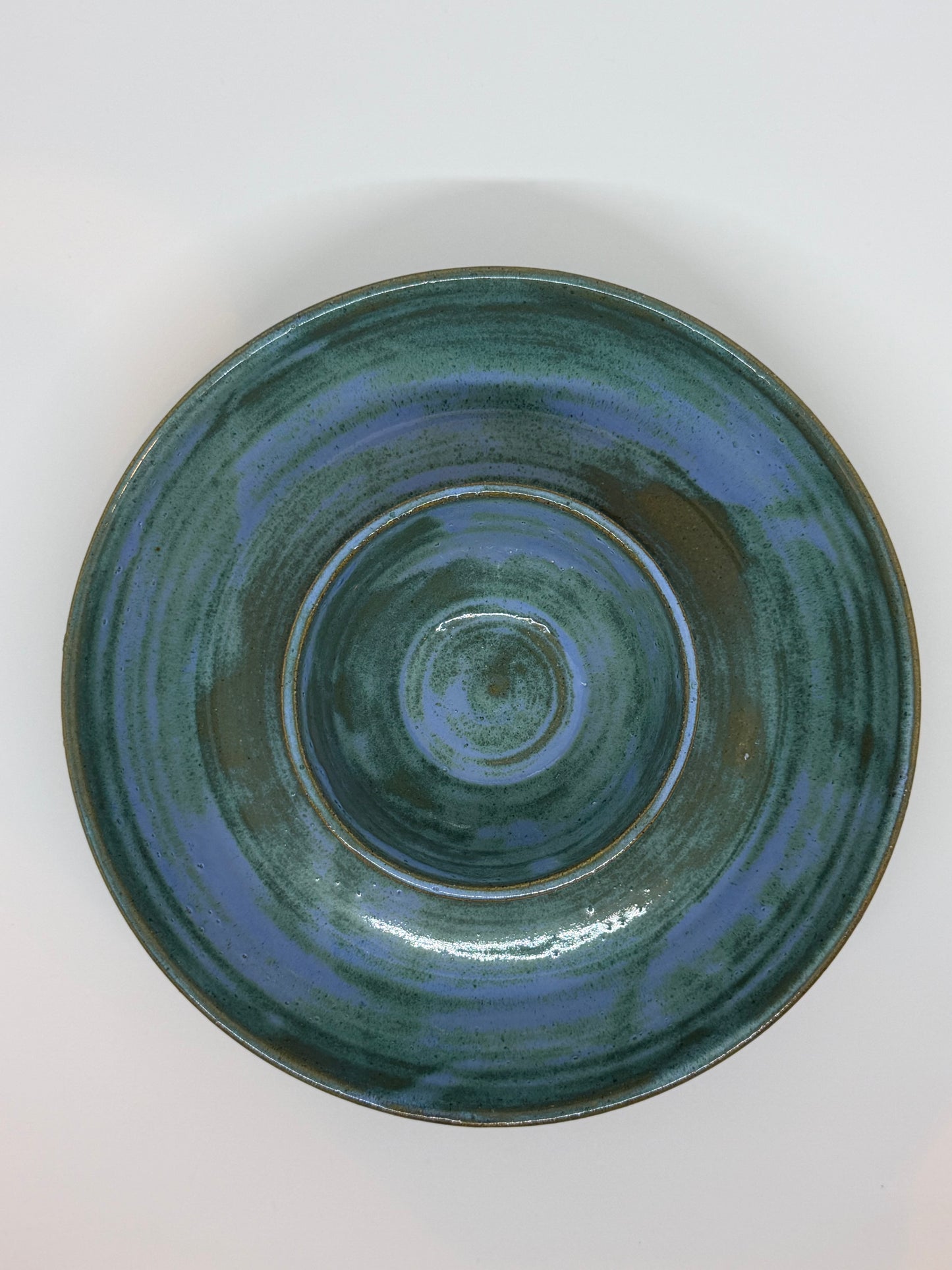 Blue Chip and Dip Bowl