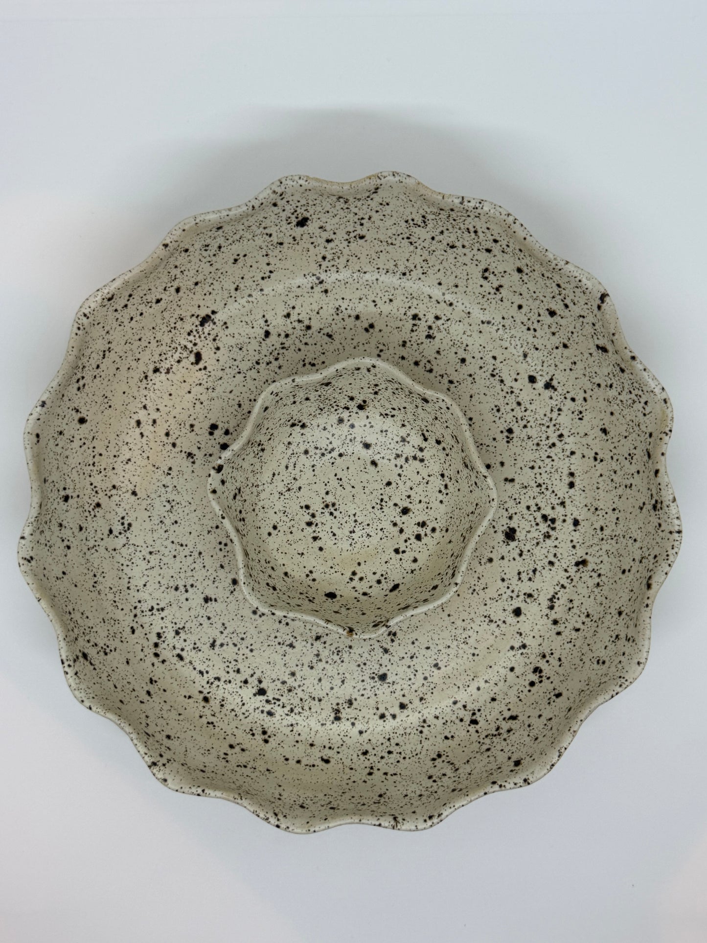 Speckled Chip and Dip Bowl