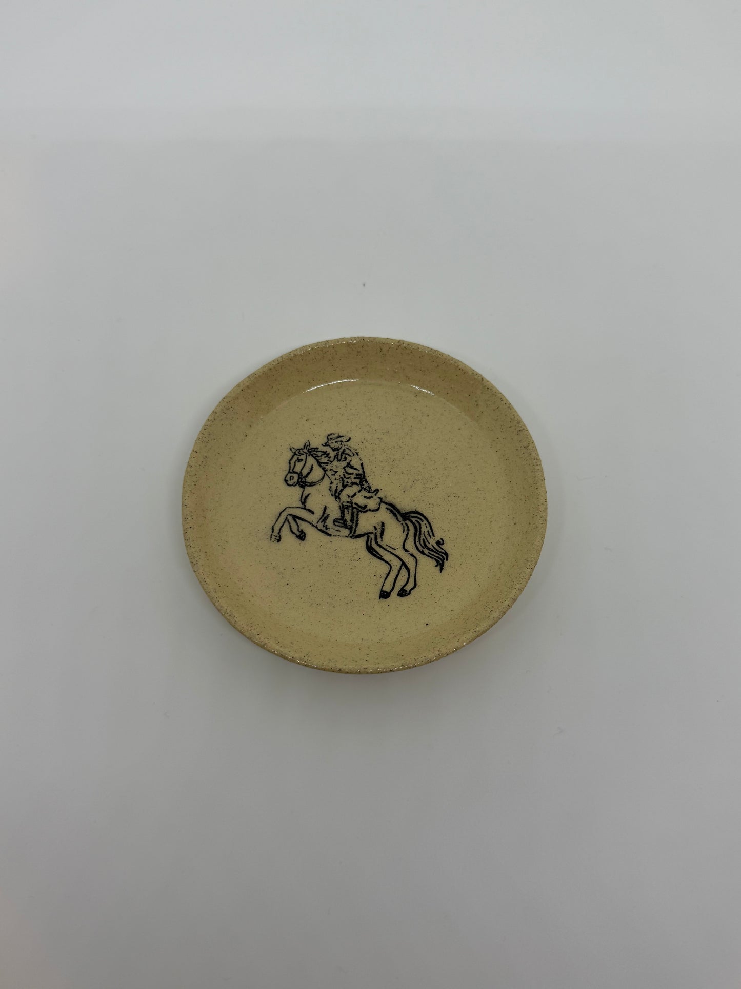 Trinket Tray Cowboy Design No. 1