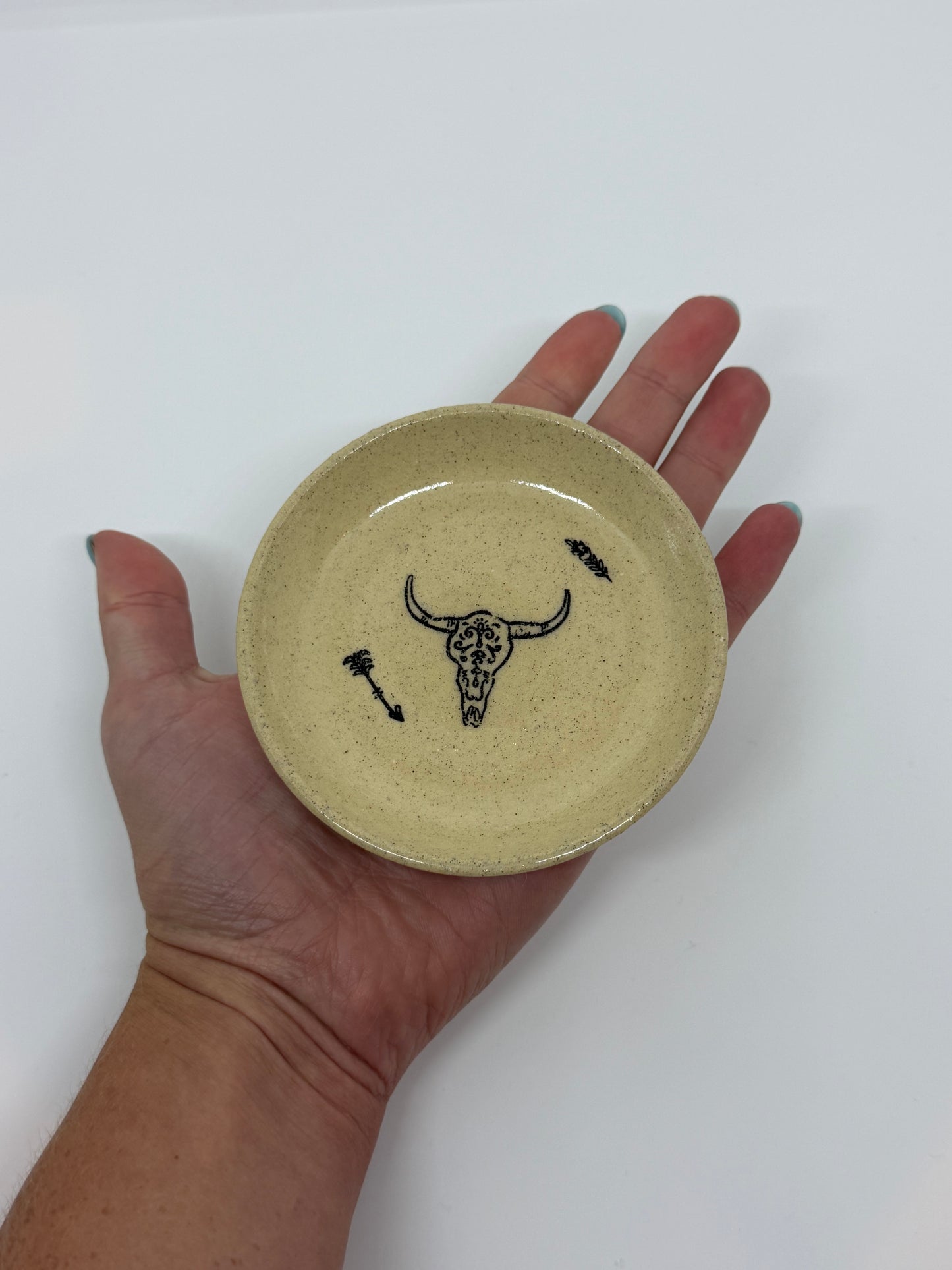 Trinket Tray Cowboy Design No.4
