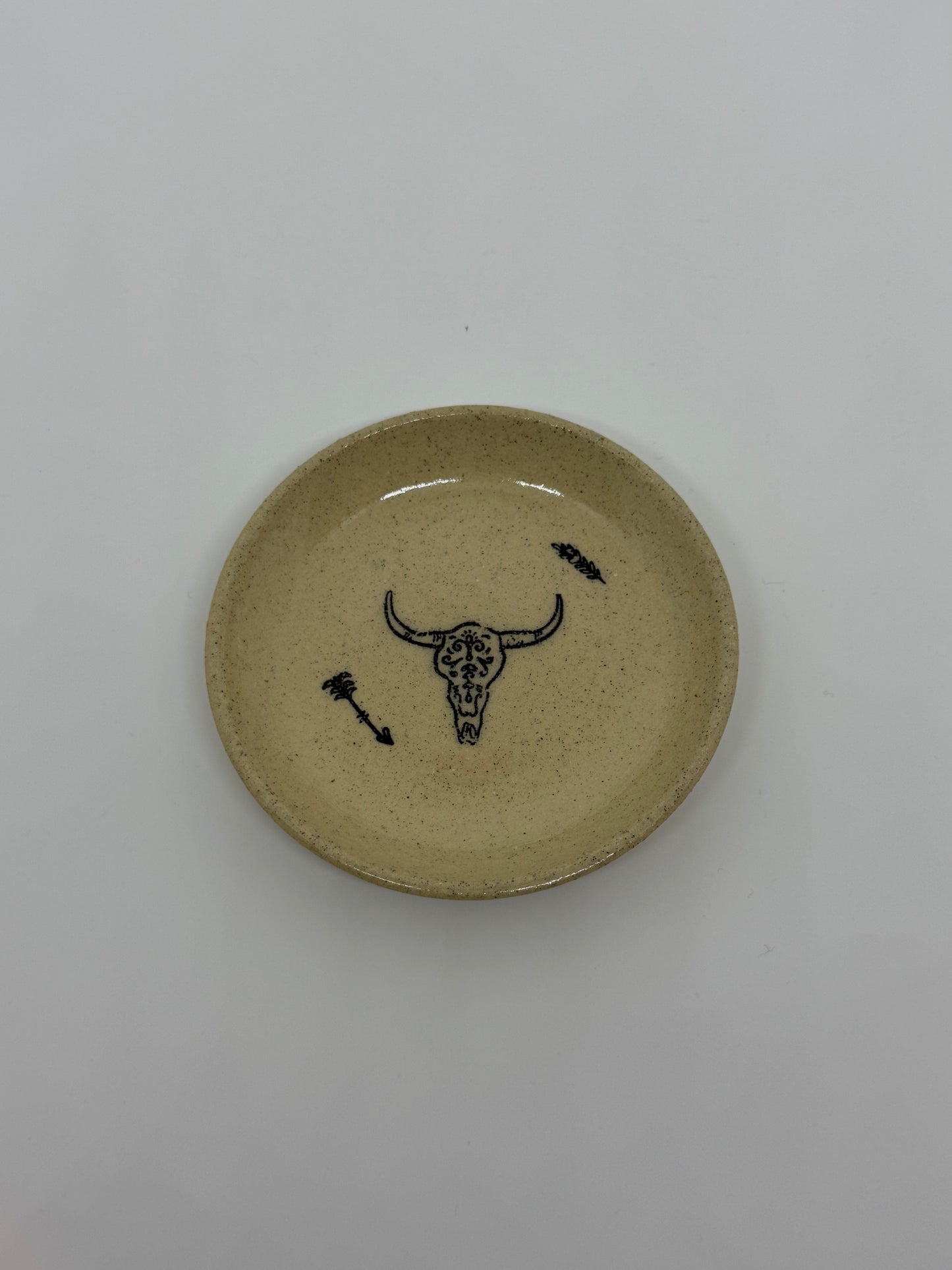 Trinket Tray Cowboy Design No.4