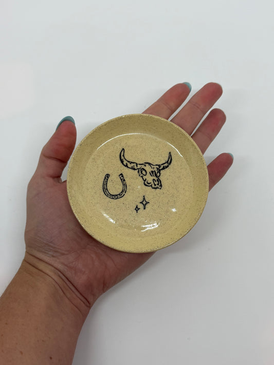 Trinket Tray Cowboy Design No.6